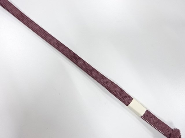 未使用品　正絹　帯留め用　手組三分紐